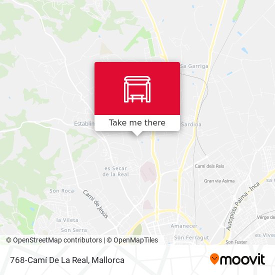 mapa 768-Camí De La Real