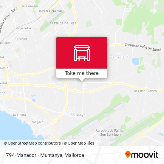 mapa 794-Manacor - Muntanya