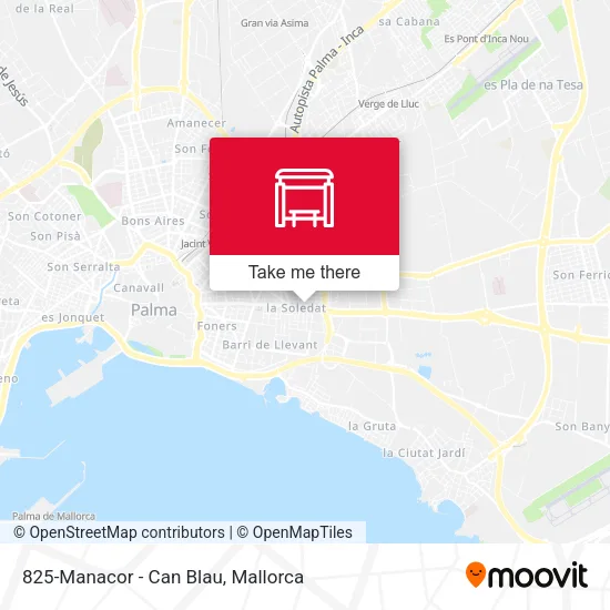 825-Manacor - Can Blau map