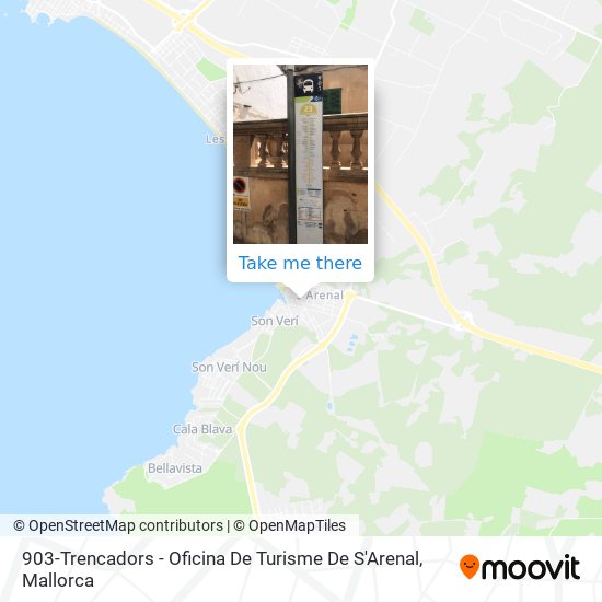 mapa 903-Trencadors - Oficina De Turisme De S'Arenal