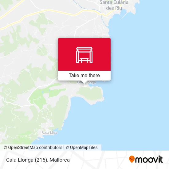 Cala Llonga (216) map