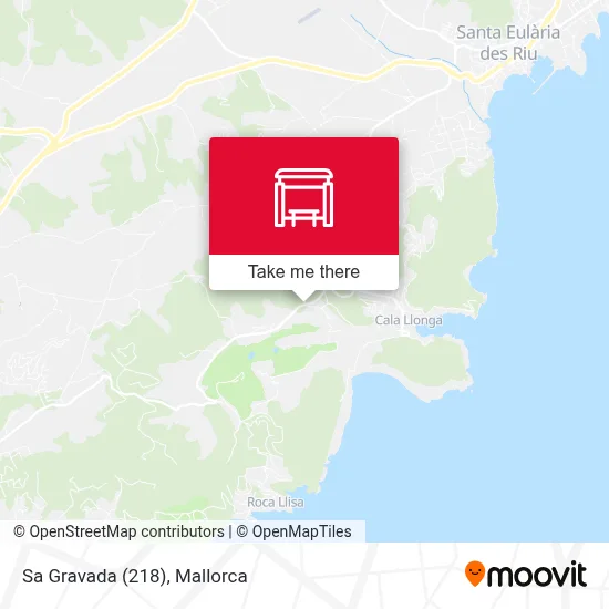 Sa Gravada (218) map