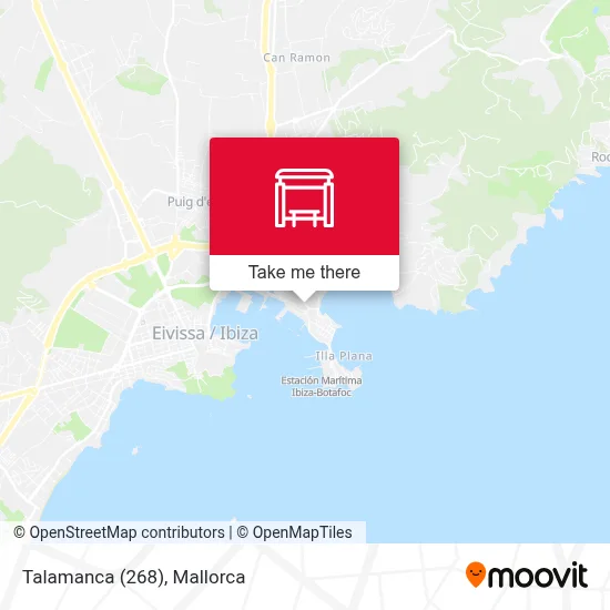 Talamanca (268) map