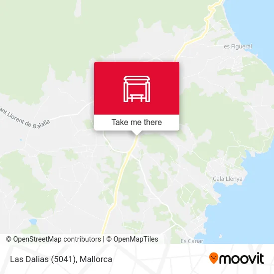 Las Dalias (5041) map