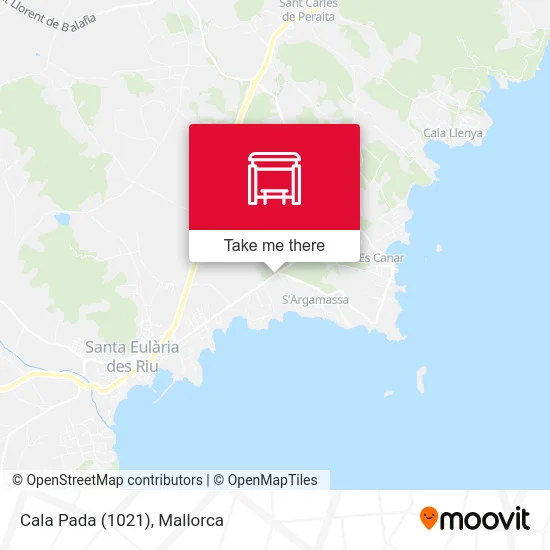 Cala Pada (1021) map