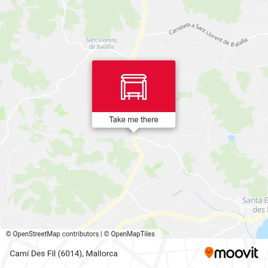 Camí Des Fil (6014) map