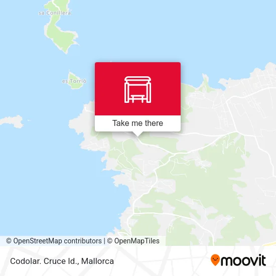 Codolar. Cruce Id. map