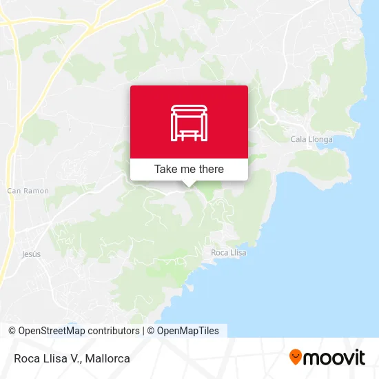 mapa Roca Llisa V.