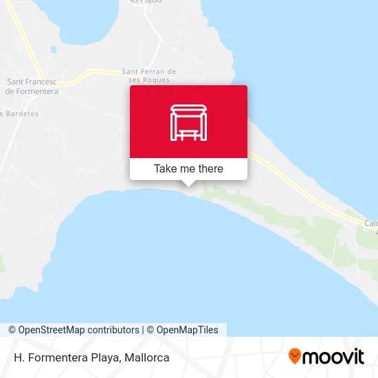 H. Formentera Playa map