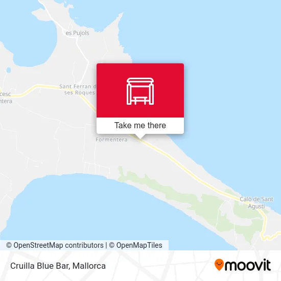 Cruilla Blue Bar map