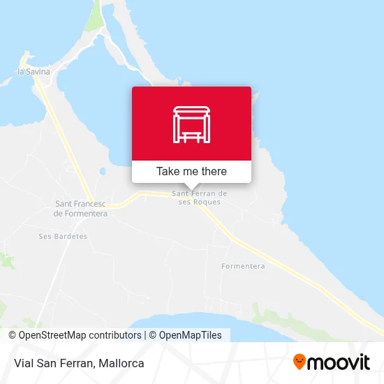Vial San Ferran map