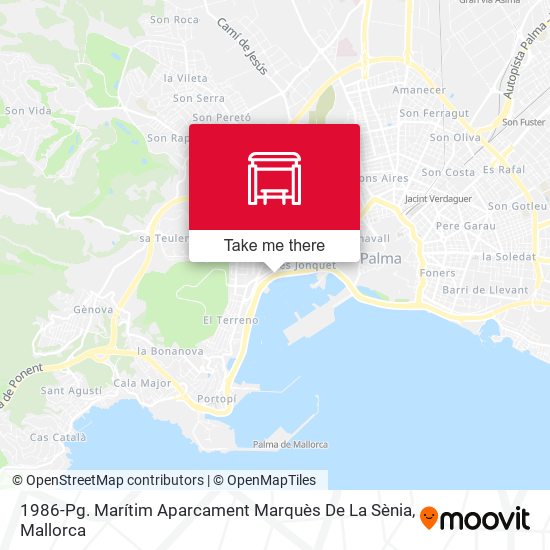 1986-Pg. Marítim Aparcament Marquès De La Sènia map