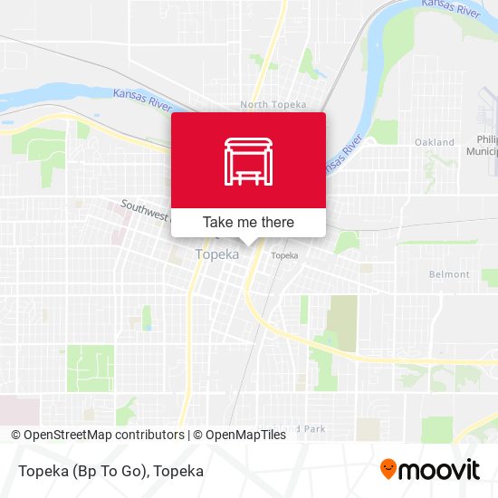 Topeka (Bp To Go) map