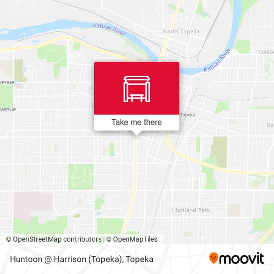 Huntoon @ Harrison (Topeka) map