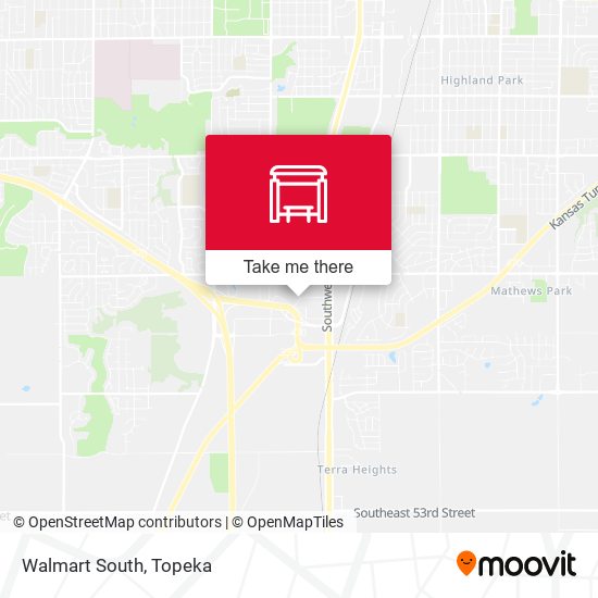 Walmart South map