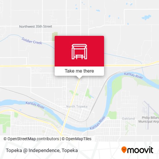 Topeka @ Independence map