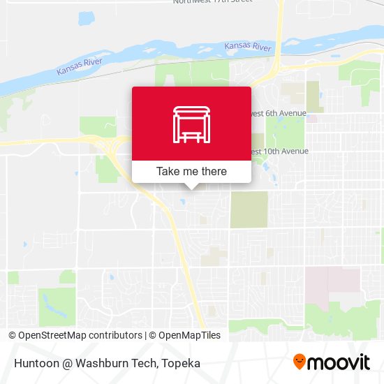 Huntoon @ Washburn Tech map