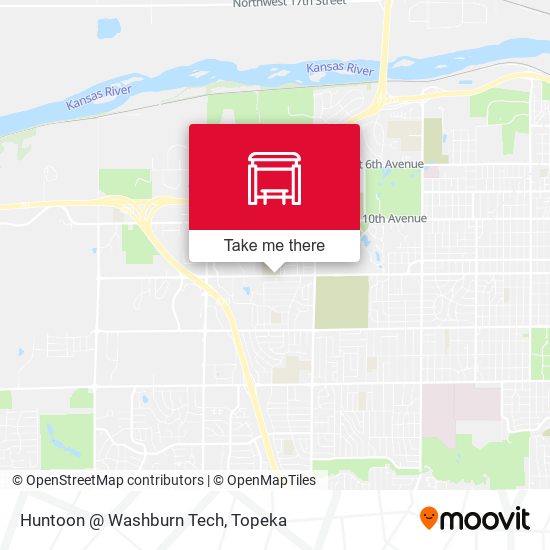 Huntoon @ Washburn Tech map