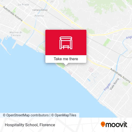 Hospitality School map