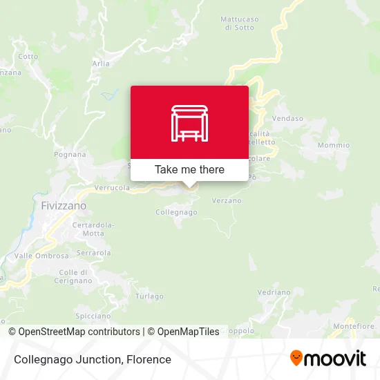 Collegnago Junction map