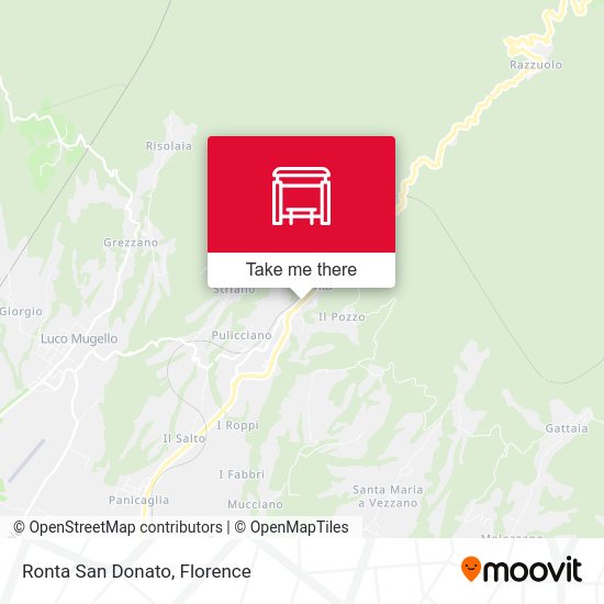 Ronta San Donato map