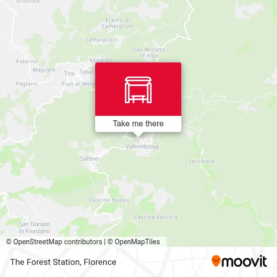 The Forest Station map