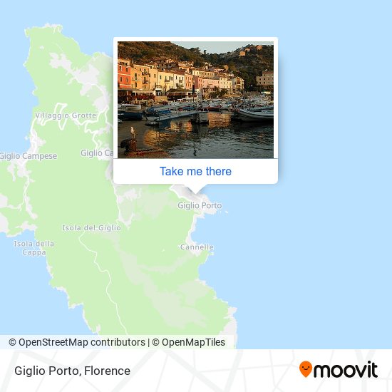 Giglio Porto map