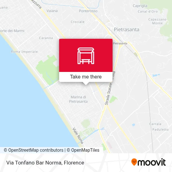 Via Tonfano Bar Norma map