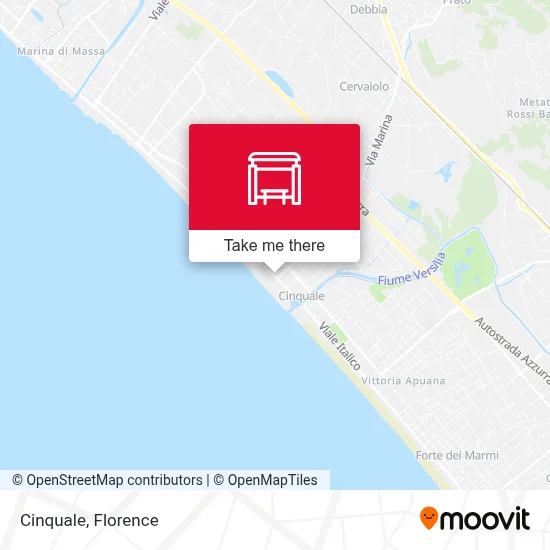 Cinquale map