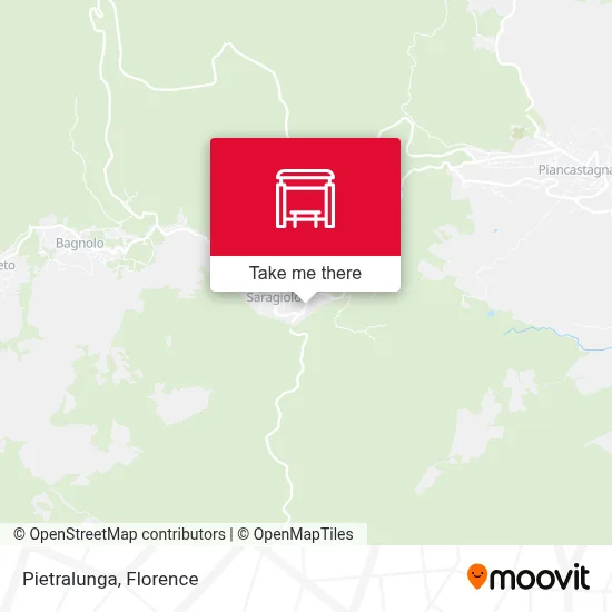 Pietralunga map