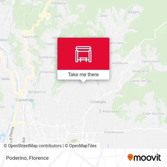 Poderino map