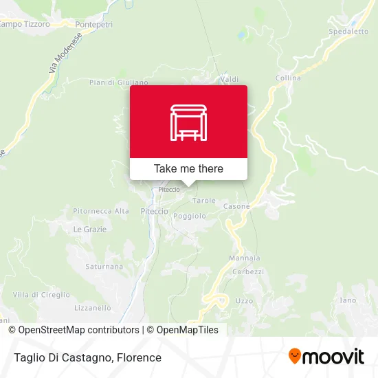 Taglio Di Castagno map