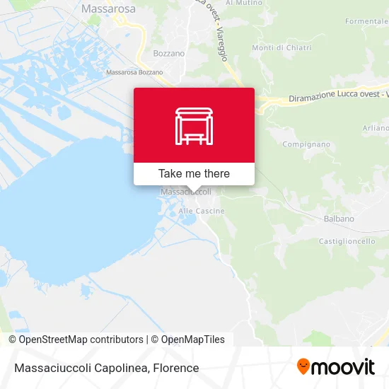 Massaciuccoli Capolinea map