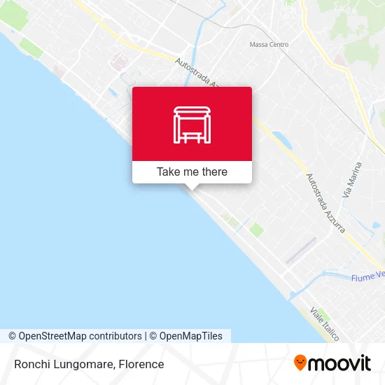 Ronchi Lungomare map