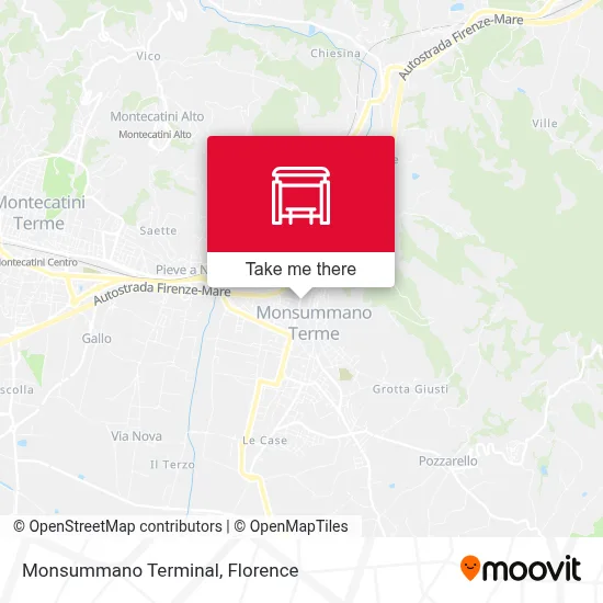 Monsummano Terminal map