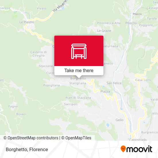 Borghetto map