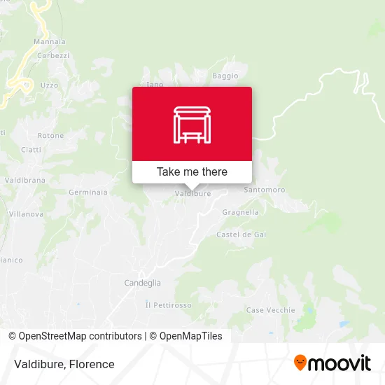 Valdibure map