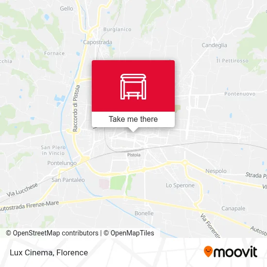 Lux Cinema map