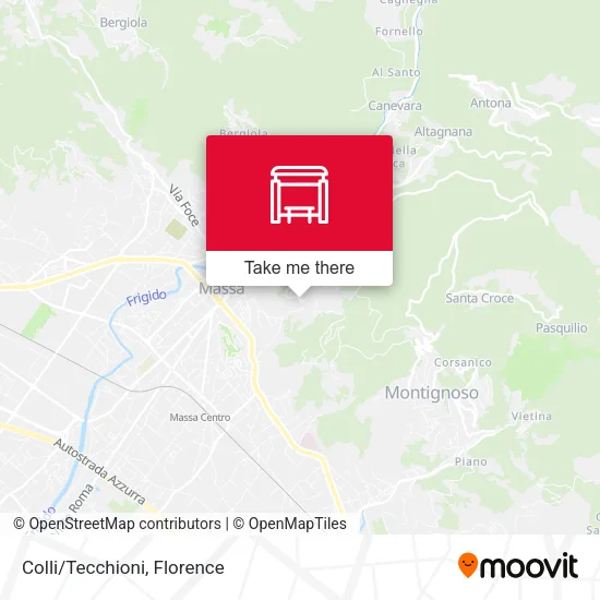 Colli/Tecchioni map
