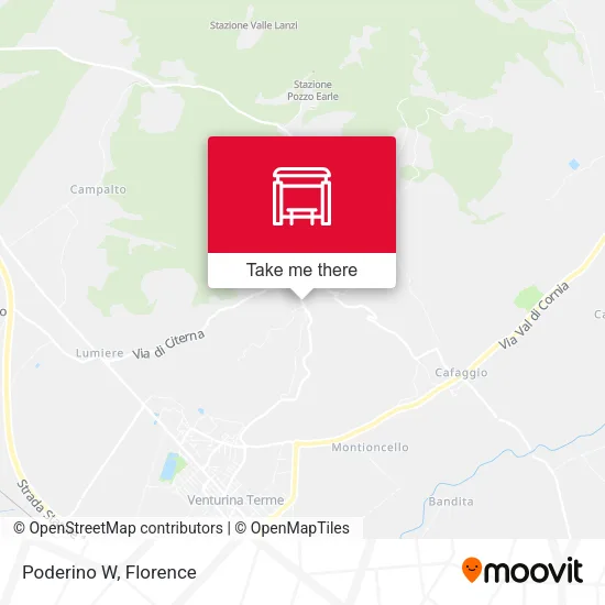 Poderino W map