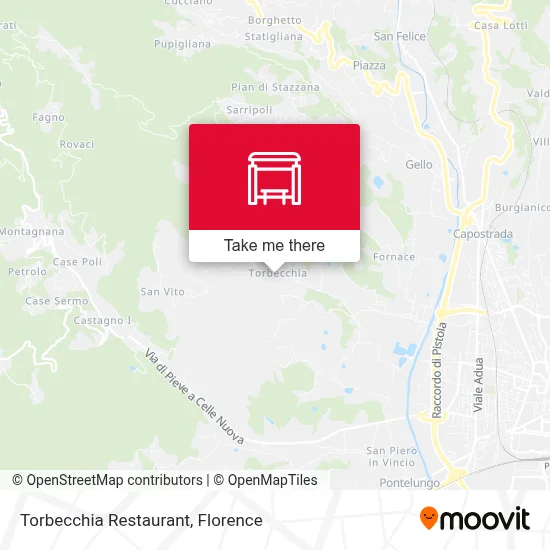 Torbecchia Restaurant map