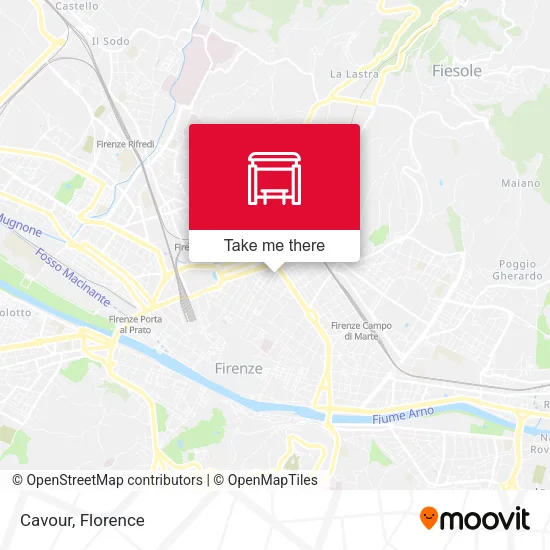 Cavour map