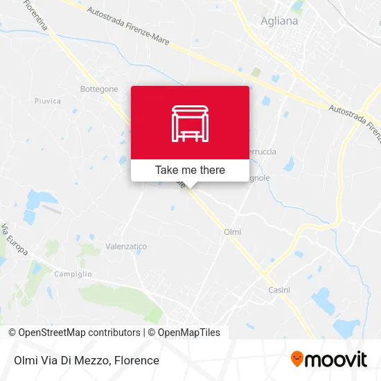 Olmi Via Di Mezzo map