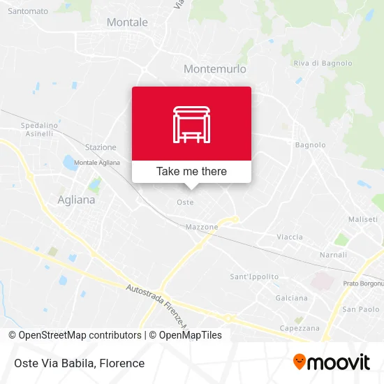 Oste Via Babila map