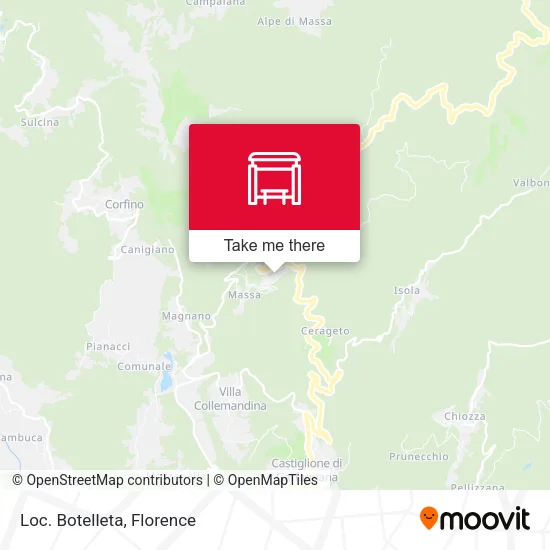 Loc. Botelleta map