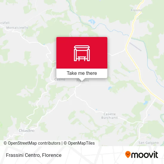 Frassini Centro map