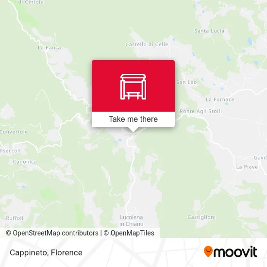 Cappineto map