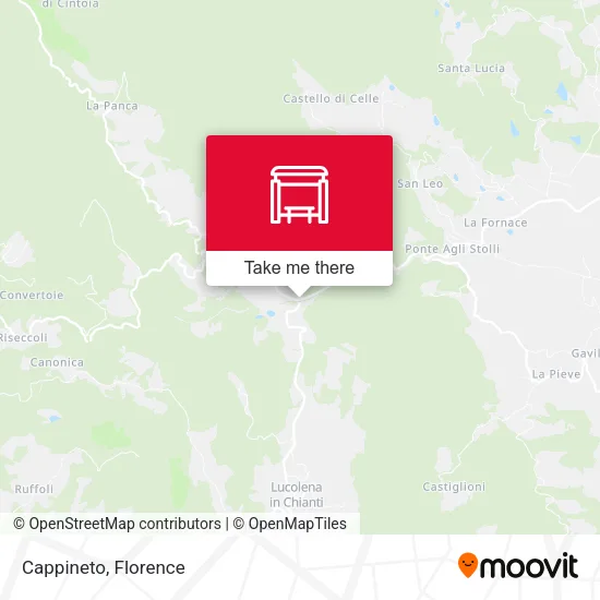 Cappineto map