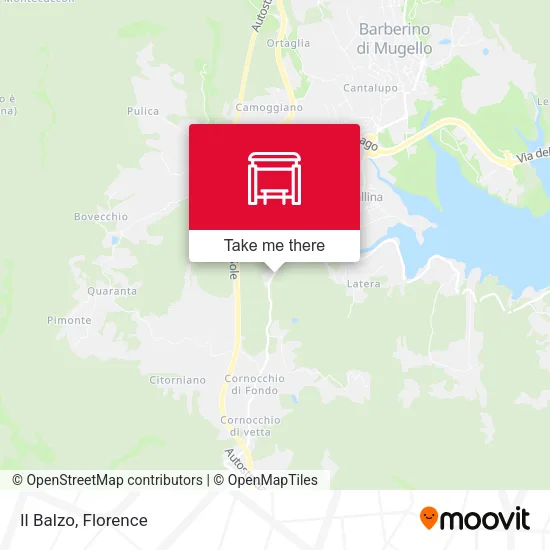 Il Balzo map