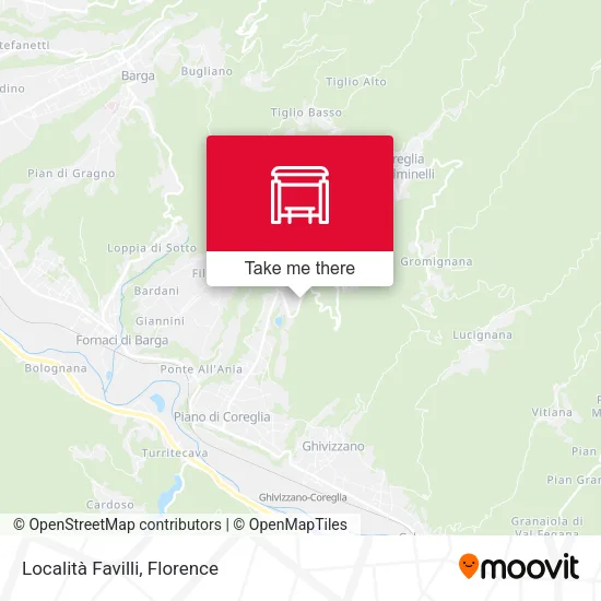 Località Favilli map